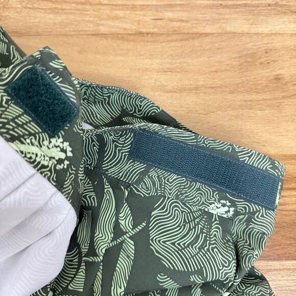 Ripskirt Hawaii Length 3 Small Wrap Skirt Green Floral Beach Quick Dry Tropical - Picture 7 of 9